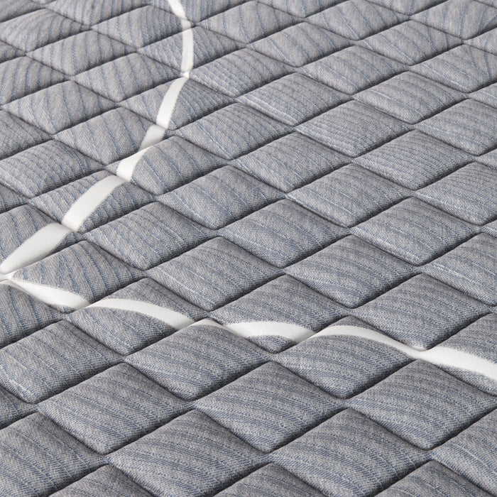 Matelas ferme à plateau régulier dans une boîte White Birch de Springwall pour grand lit