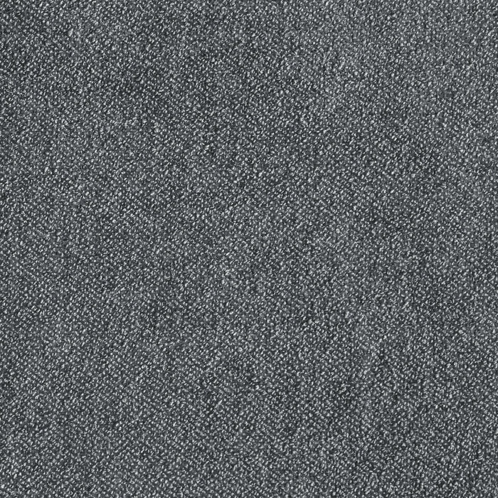 Tête de lit rembourrée Amos en tissu anthracite en canaux - format très grand lit