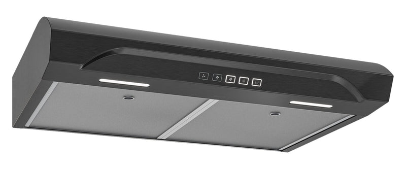 Hotte de cuisinière sous l’armoire Broan de série ALT2 de 30 po - acier inoxydable noir - ALT2303BLS