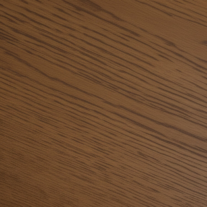 Table à café moderne Viola de 29,5 po avec dessus rond - noyer brun