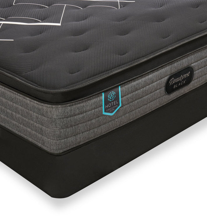 Ensemble matelas ferme à Euro-plateau Executive Suite de série Hotel de Beautyrest BlackMD pour grand lit