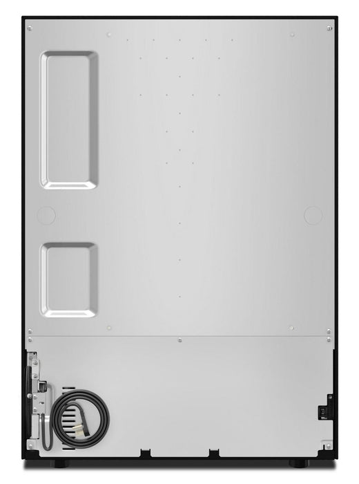 Refroidisseur à boissons KitchenAid de 24 po avec grilles à devant en bois - minerai noir - KUBL524SJP