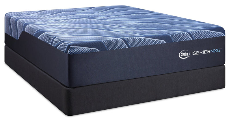 Ensemble matelas luxueux moelleux à plateau régulier NXG1400 iSeries de Serta pour lit double 