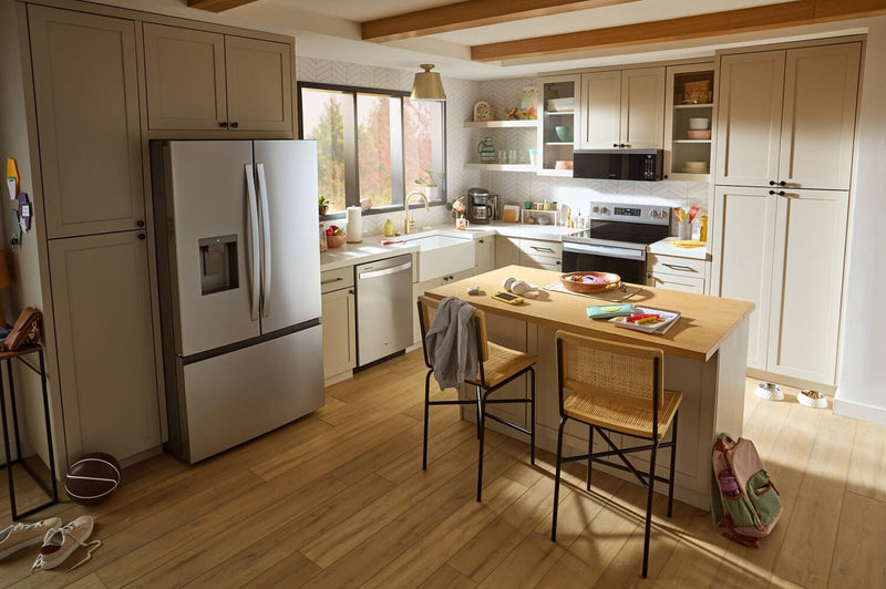 Réfrigérateur Whirlpool de 36 po et de 30 pi3 à portes françaises avec machine à glaçons double - acier inoxydable - WRFF3736SZ 