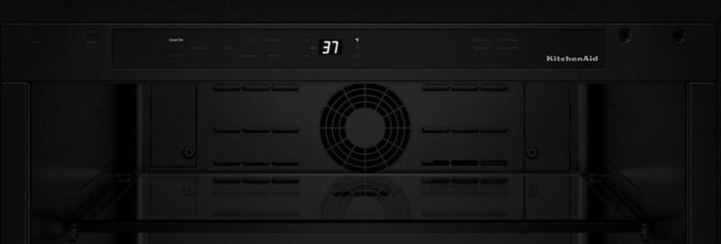 Réfrigérateur KitchenAid de 24 po sous le comptoir à panneau personnalisable - noir et acier inoxydable - KURL124SSB