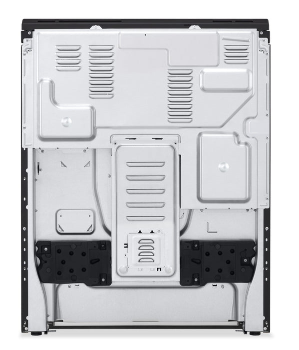 Cuisinière intelligente électrique LG de 6,3 pi3 avec friture à air - acier inoxydable noir - LSEL6333ZE 