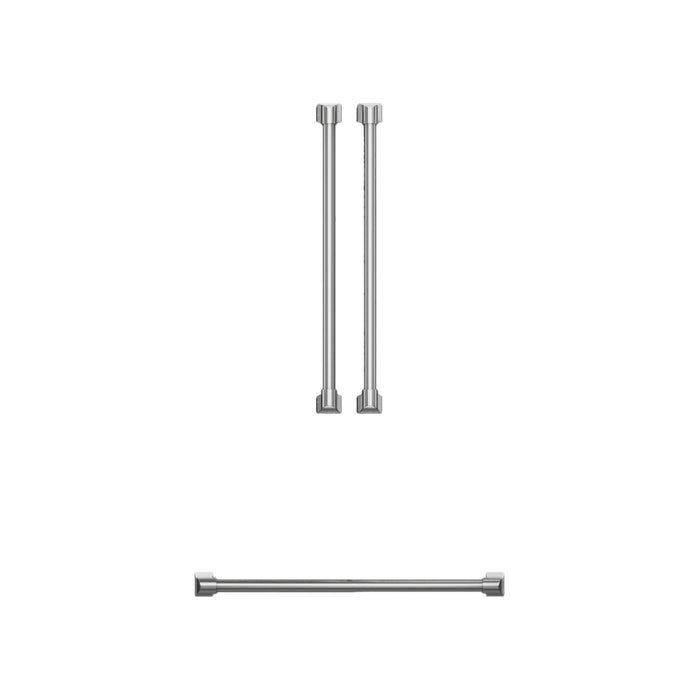 Ensemble de poignées et de boutons Thor Kitchen en acier inoxydable pour réfrigérateur de 30 po - CKA-RF3017-SS