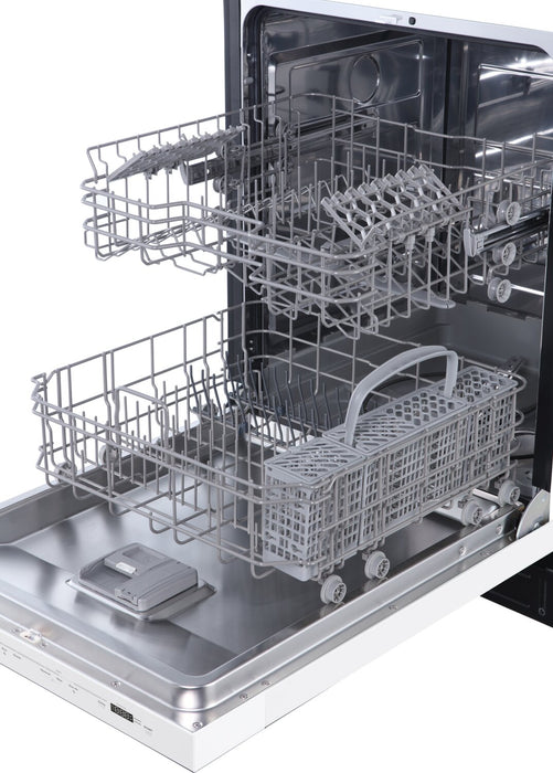 Lave-vaisselle Frigidaire de 24 po et de 49 dBA avec commandes sur le dessus et technologie DishSenseMC - blanche - FDHP4336AW