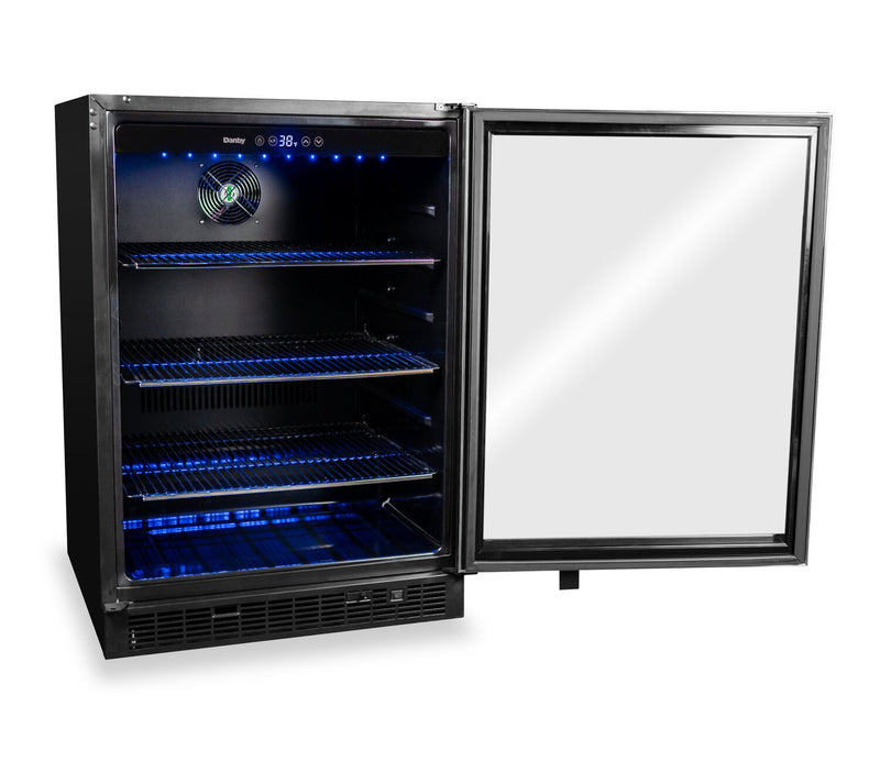 Refroidisseur à boissons Danby de 5,7 pi³ pour 154 canettes - acier inoxydable - DBC057A1BSS