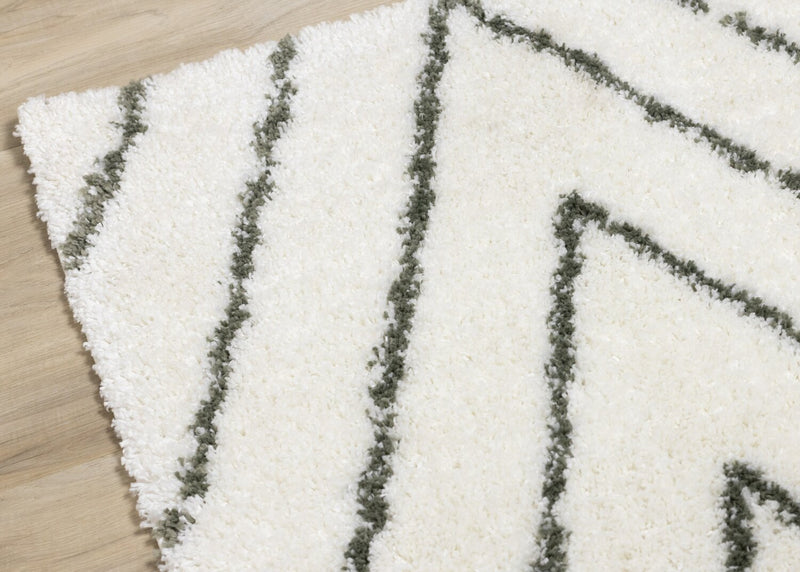 Carpette à poil long Pascal multicolore - 7 pi 10 po x 10 pi 6 po
