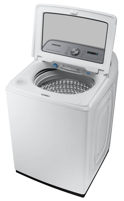 Laveuse intelligente Samsung à chargement par le haut de 6 pi3 avec lavage Super Speed - blanche - WA52DG5500AWUS