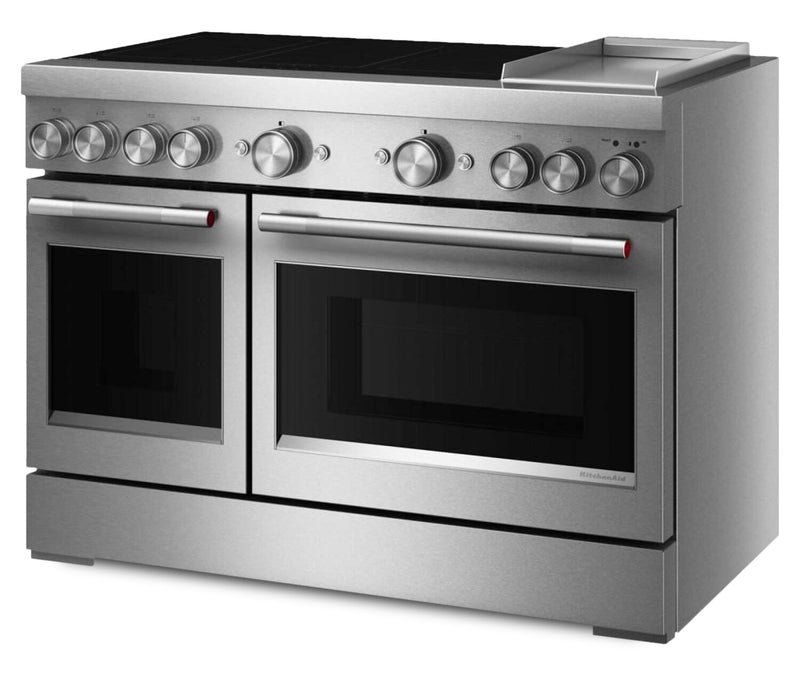 Cuisinière à induction amovible KitchenAid de 6,3 pi³ avec plaque chauffante - acier inoxydable - KFID948SSS
