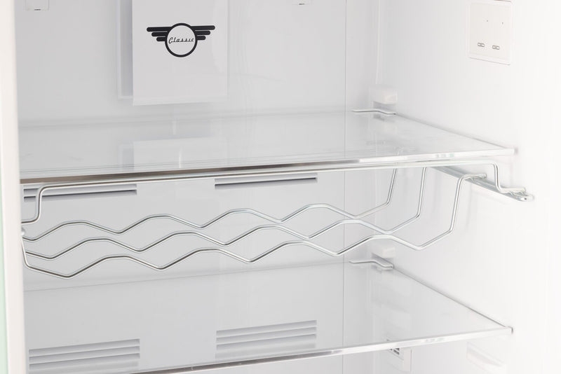 Réfrigérateur Classic Rétro d’Unique de 24 po et de 11 pi3 à congélateur supérieur - noir minuit - UNQ-310L B TM