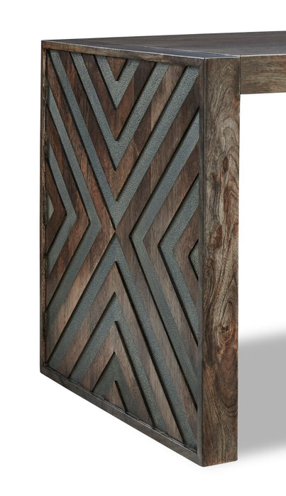 Table de bout moderne Madden de 24 po - brune