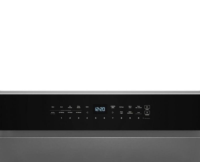 Cuisinière électrique Whirlpool de 5,3 pi³ avec friture à air et autonettoyage - acier inoxydable - YWFES7530RZ