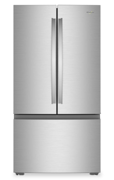 Réfrigérateur Whirlpool de 24 pi3 et de 36 po de profondeur comptoir véritable à portes françaises - acier inoxydable - WRFC3036RZ