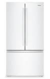 Réfrigérateur Whirlpool de 24 pi3 et de 36 po de profondeur comptoir véritable à portes françaises - blanc - WRFC3036RW