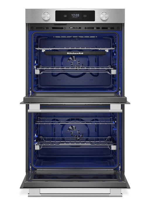 Four mural intelligent électrique KitchenAid de 27 po - acier inoxydable PrintShieldMC - KOED727SPS\t