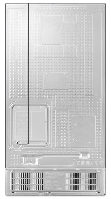 Réfrigérateur Samsung de 20,5 pi3 et 36 po de profondeur comptoir à compartiments juxtaposés avec technologie SpaceMax - RS20DG4000M9AA