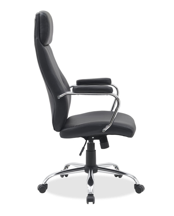 Chaise de bureau Steadman de 24.4 po - noire
