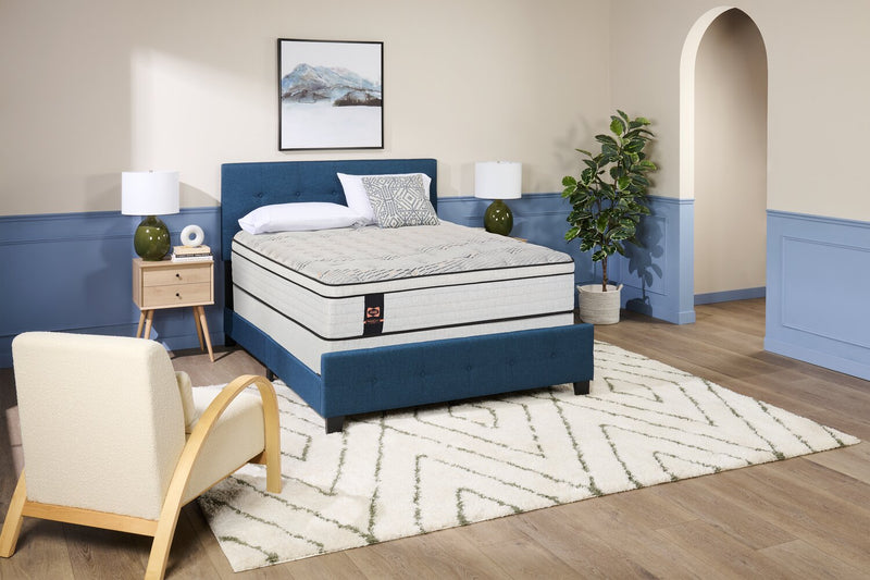Matelas moelleux à Euro-plateau Alora PosturepedicMD Plus de Sealy pour lit simple très long