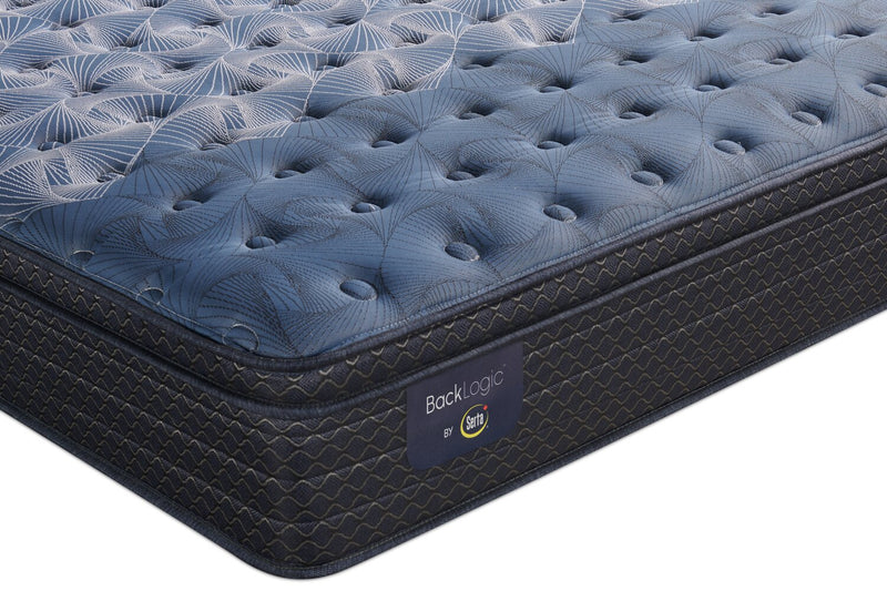 Matelas semi-ferme à Euro-plateau Back Logic 1.1 de Serta pour lit double
