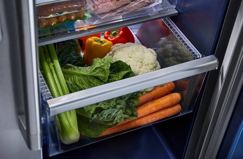 Réfrigérateur Maytag de 28.7 pi³ et de 36 po à compartiments juxtaposés - acier inoxydable résistant aux traces de doigts - MRSF6636RZ