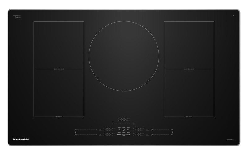 Surface de cuisson à induction KitchenAid de 36 po à 5 éléments - acier inoxydable - KCIT736SSS