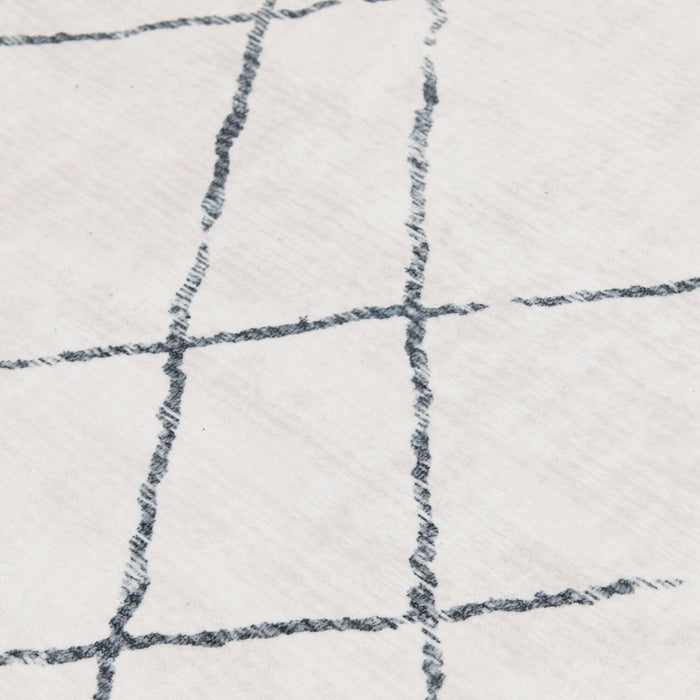 Carpette Selin ivoire lavable - 5 pi x 7 pi