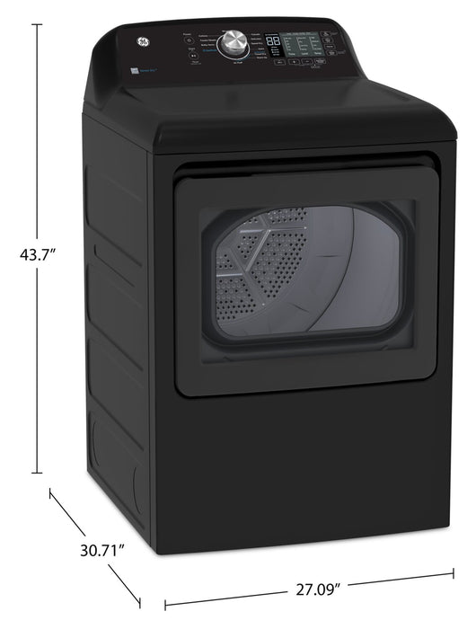 Sécheuse électrique GE de 7,4 pi³ avec cycle SaniFresh - gris diamant - GTD68EBMRDG