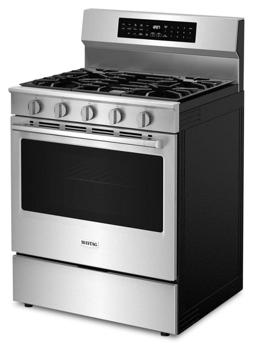 Cuisinière intelligente à gaz Maytag de 5 pi³ à convection véritable avec mode gril - acier inoxydable - MFGS8030RZ