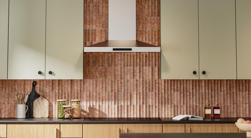 Hotte de cuisinière murale KitchenAid de 36 po de style auvent à 4 vitesses - acier inoxydable - KVWC736SSS
