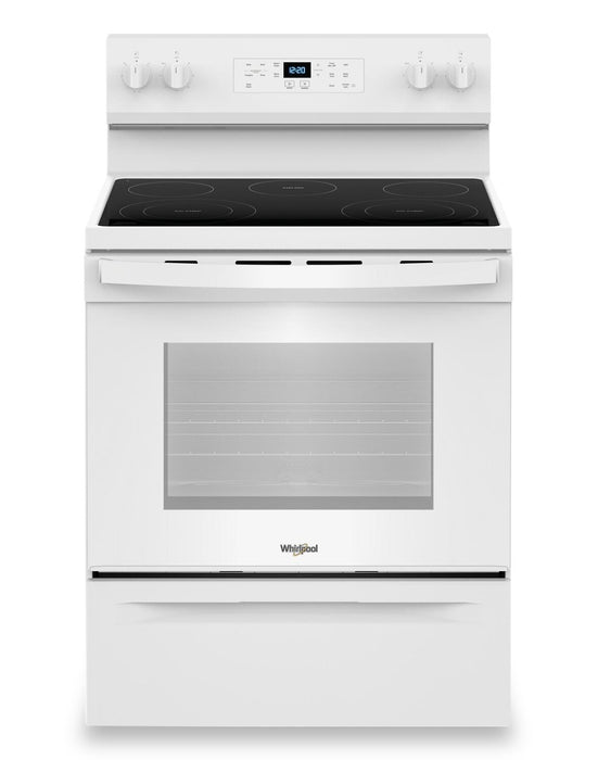 Cuisinière électrique Whirlpool de 5,3 pi3 et de 30 po avec 5 éléments - YWFES3330RW