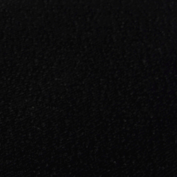 Chaise de salle à manger Joss en tissu de polyester et en métal - noire