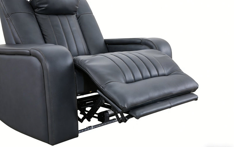 Fauteuil de massage à inclinaison électrique Delux de Shaquille O’Neal Home de 48 po avec zéro gravité et confort Shaq-o-pedic - noir 