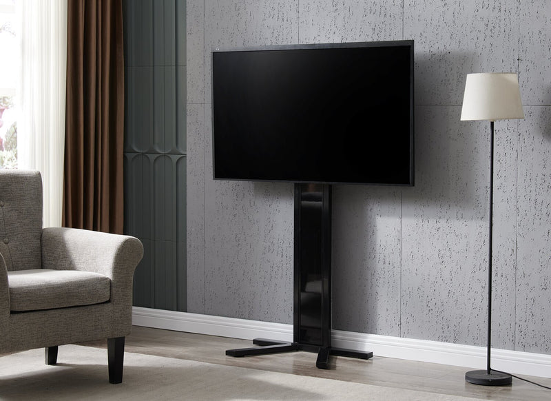 Meuble pour téléviseur Miller avec support et système de gestion des câbles pour téléviseurs jusqu’à 80 po - noir