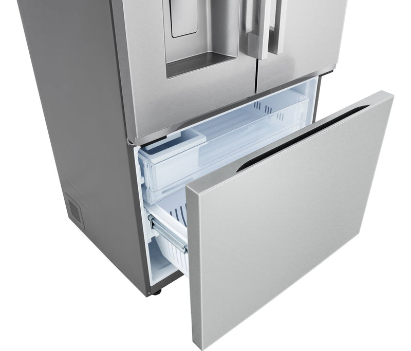 Réfrigérateur LG de 24 pi3 et de 36 po de profondeur comptoir Counter-Depth MAXMC à portes françaises avec système de charnières Zero ClearanceMC - LF24Z6330S