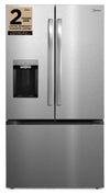 Réfrigérateur Midea de 28,9 pi³ et de 36 po à portes françaises avec distributeur automatique OneTouch AutoFillMC -  MRF29D9BST