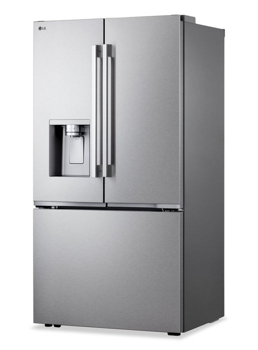 Réfrigérateur LG de 24 pi3 et de 36 po de profondeur comptoir Counter-Depth MAXMC à portes françaises avec système de charnières Zero ClearanceMC - LF24Z6330S