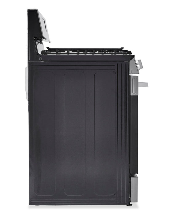 Cuisinière intelligente à gaz LG de 6,3 pi3 avec friture à air - acier inoxydable - LRGN6323Y