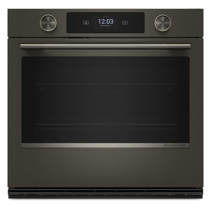 Four mural simple électrique intelligent KitchenAid de 30 po - minerai noir - KOES730SBE