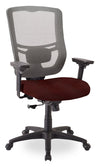 Chaise de bureau Dante de Tempur-Pedic de 26,4 po - rouge avec dossier à mailles