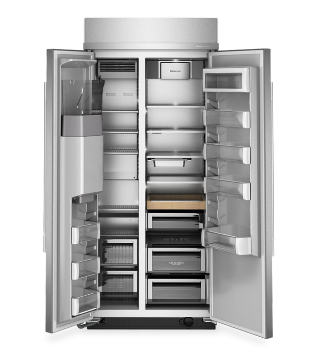 Réfrigérateur encastré KitchenAid de 20,8 pi³ et de 36 po - acier inoxydable PrintShieldMC - KBSD736SPS