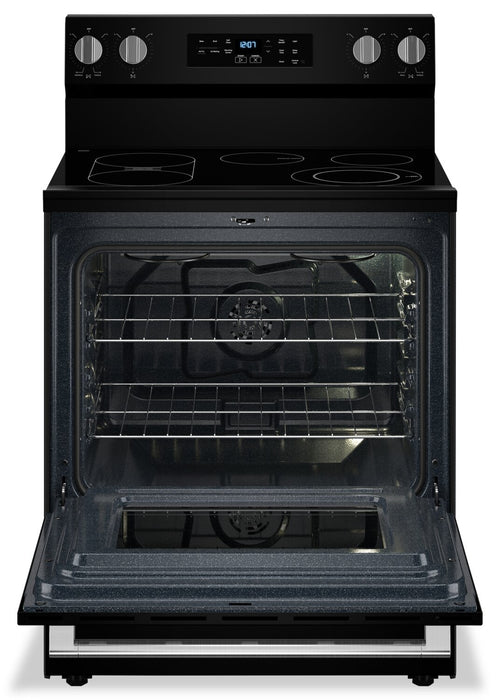 Cuisinière électrique Maytag de 5,3 pi3 et de 30 po avec friture à air sans préchauffage - noire - YMFES6030RB