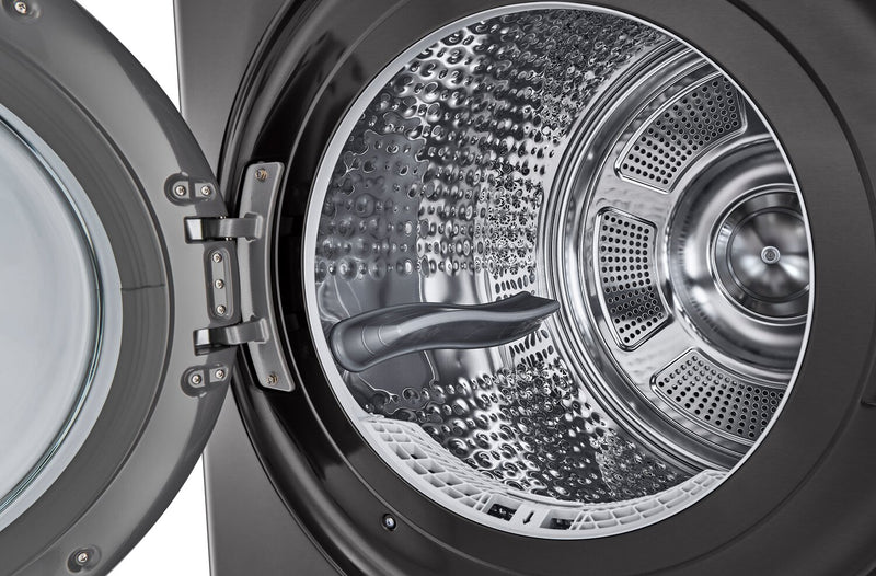 Tour de lavage WashTowerMC haute efficacité LG à chargement frontal avec laveuse de 5,8 pi³ et sécheuse de 7,8 pi³ - acier noir - WKHC252HBA