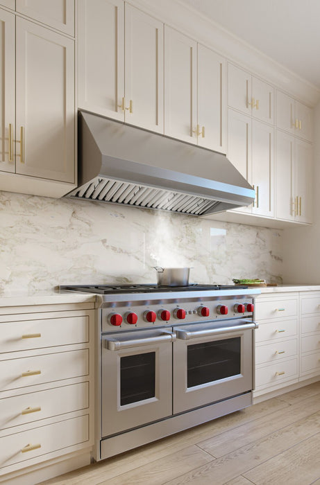 Hotte de cuisinière Broan Elite de série E60000 de 42 po de style auvent - E6042TSSM
