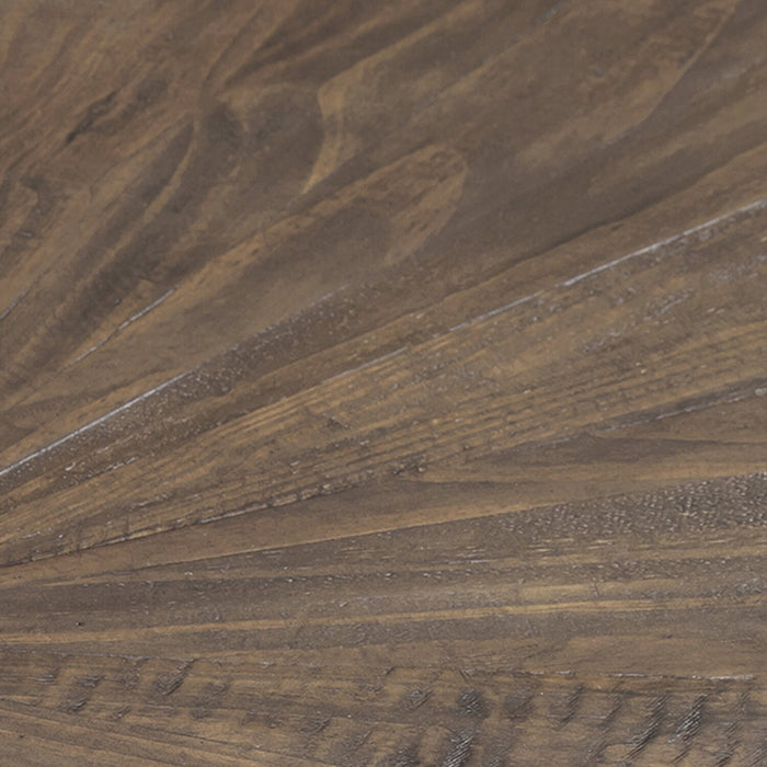 Desserte de salle à manger Sol de Kort & Co. de 60 po (L) avec tablettes intégrées, rangement et 4 tiroirs - brune