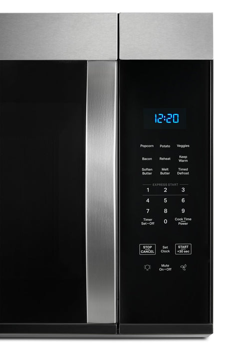 Four à micro-ondes à hotte intégrée Whirlpool de 1,7 pi3 - acier inoxydable - YWMMS3130RS