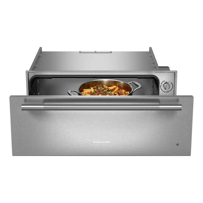 Tiroir-réchaud mijoteuse KitchenAid de 30 po - acier inoxydable PrintShieldMC - KWES730SPS