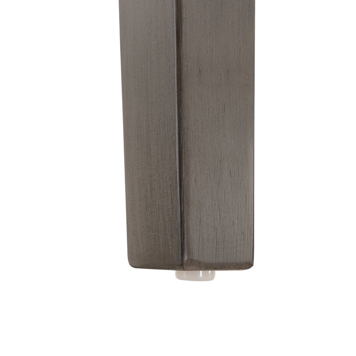 Table de salle à manger Krew de 42 po (L) de hauteur comptoir en mélamine - grise